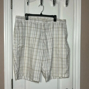 Subculture‎ Flat Front Plaid 2 Front Pockets 2 Back Pockets Shorts Size 38